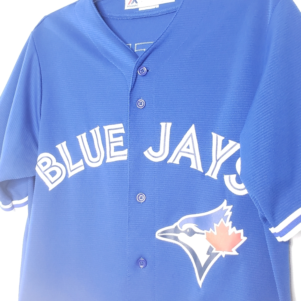 Majestic MLB Genuine Merch Toronto Blue Jays Bautista Jersey Size Medium - Picture 3 of 9
